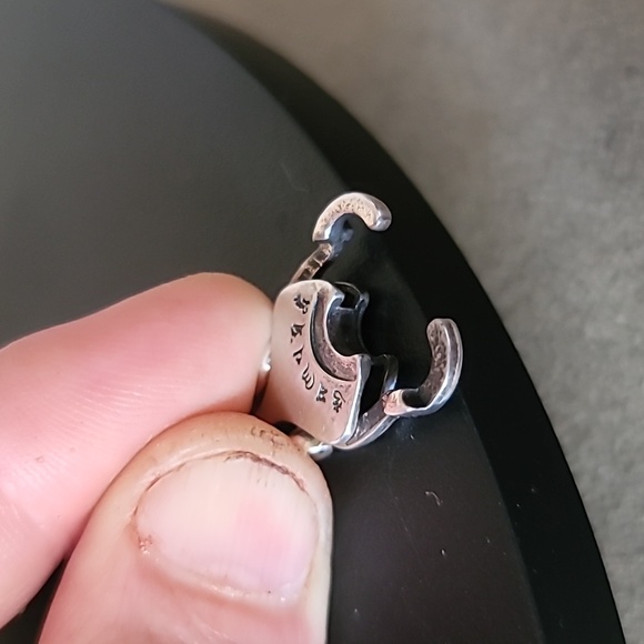 New! UNISEX Silver Plated Copper Fidget Spinner Bracelet. 8.5" - Picture 11 of 11